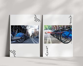 Arte murale di New York, paesaggio di Manhattan, arte da galleria, decorazioni di New York City