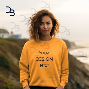 Gold Sweatshirt - Etsy