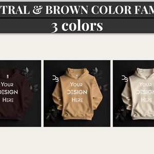 43 x MEGA Bundle Boho Gildan 18500 Hoodie Mockup Adult Hoodie Mockup Fold Flat Lay Mockup Hoodie Mockup Unisex Gender Neutral Hoodie Bundle image 6