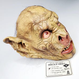 1992 Bram Strokers Dracula w/Hair Morris Costumes Mask Brand New Original Stock