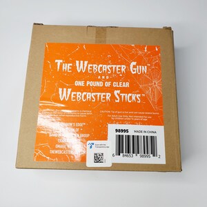 The Webcaster Gun Spiderweb Maker Kit & 1 LB Of Spiderweb Sticks