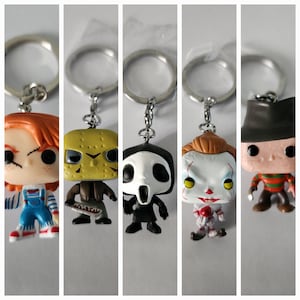 Horror villain&#39;s keychains