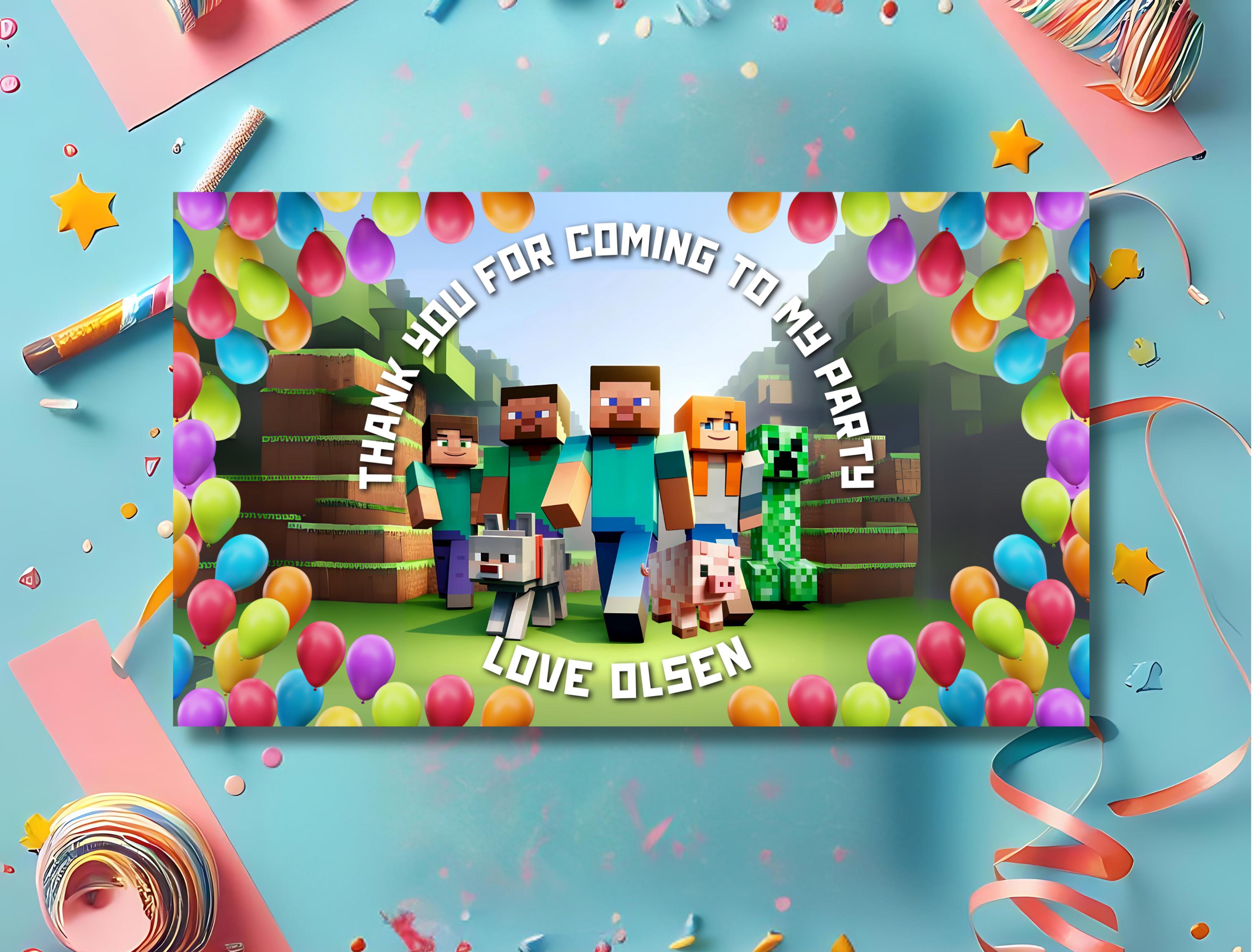 Editable Creeper Box Label