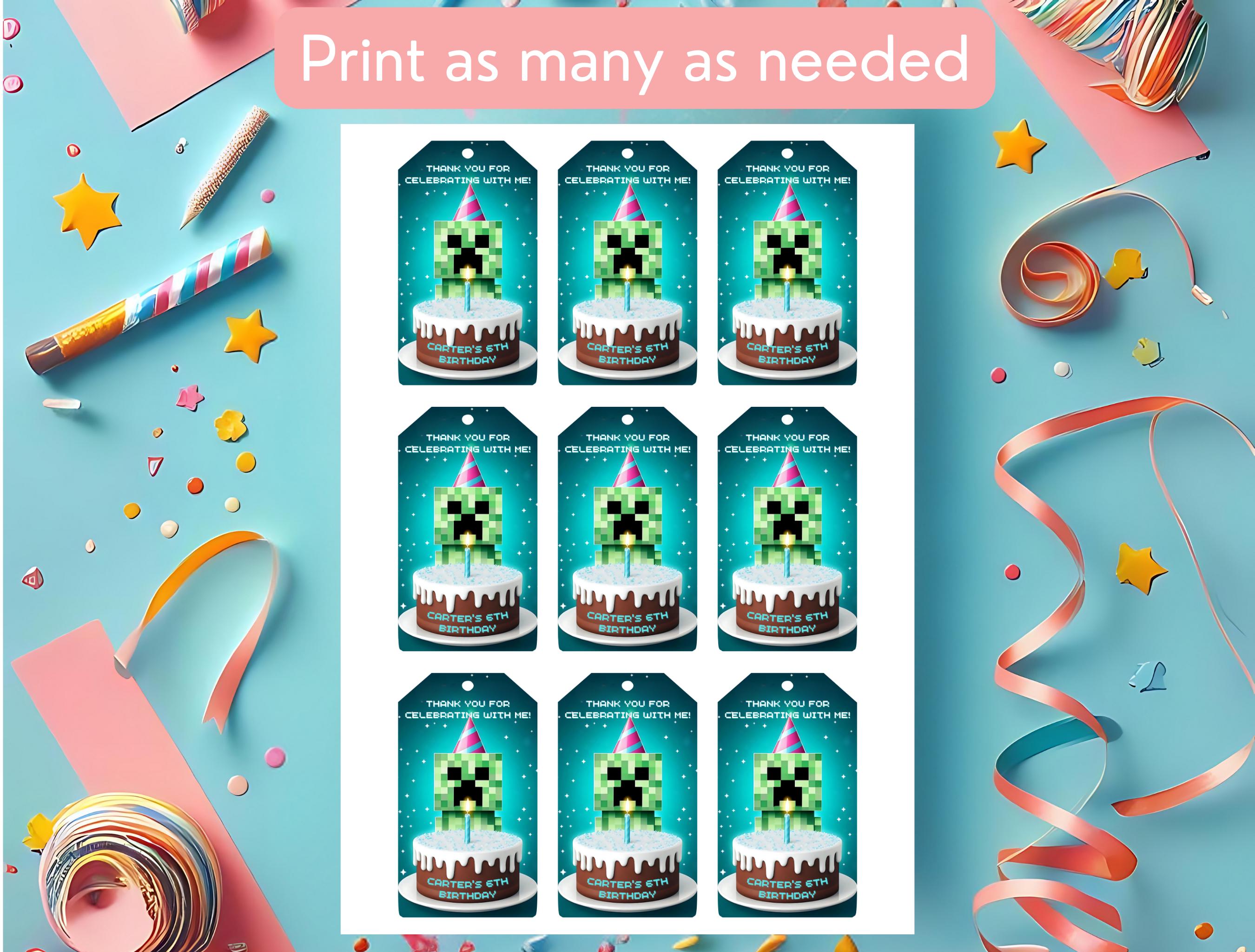 Creeper-Inspired Editable Tag