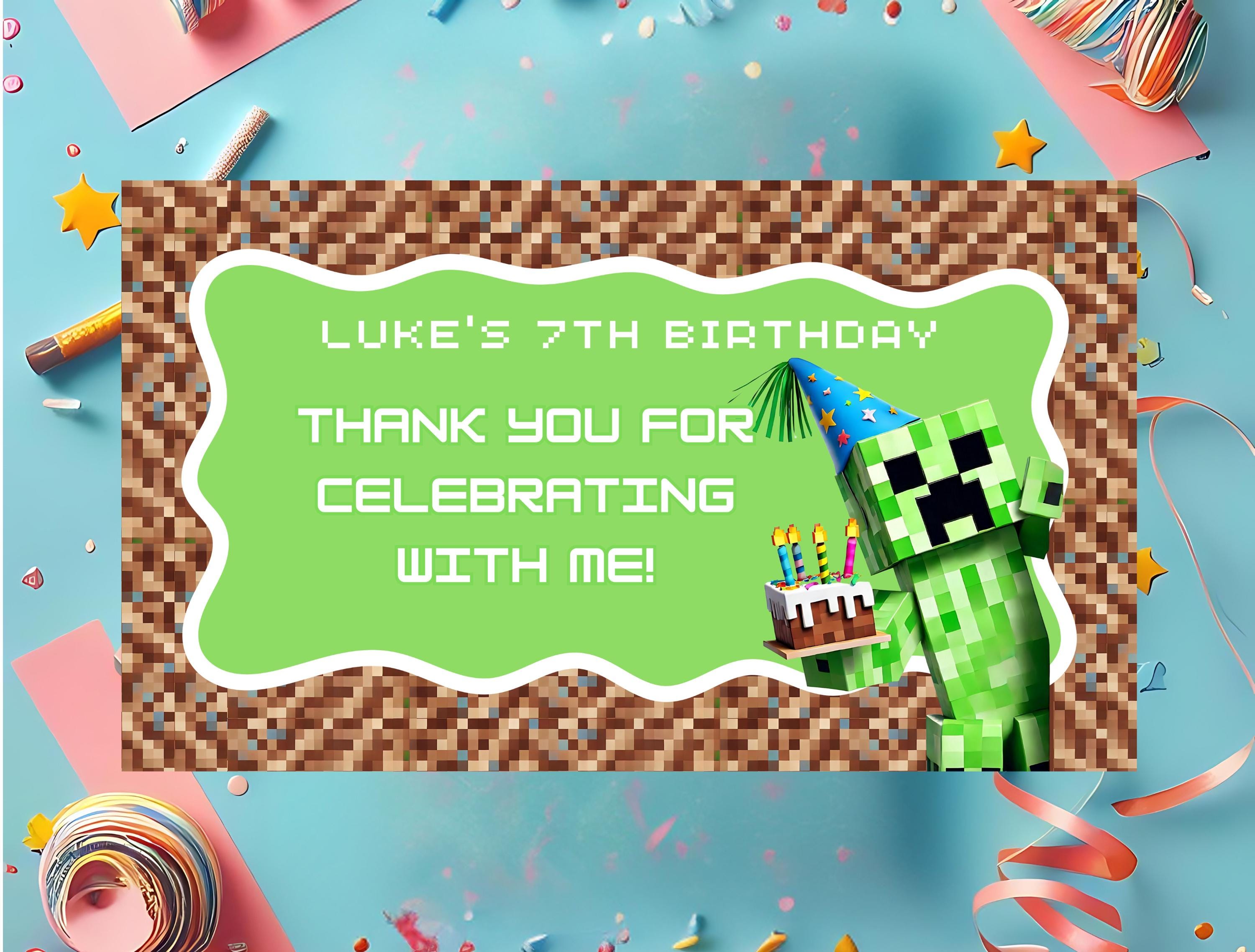 Creeper Printable Label