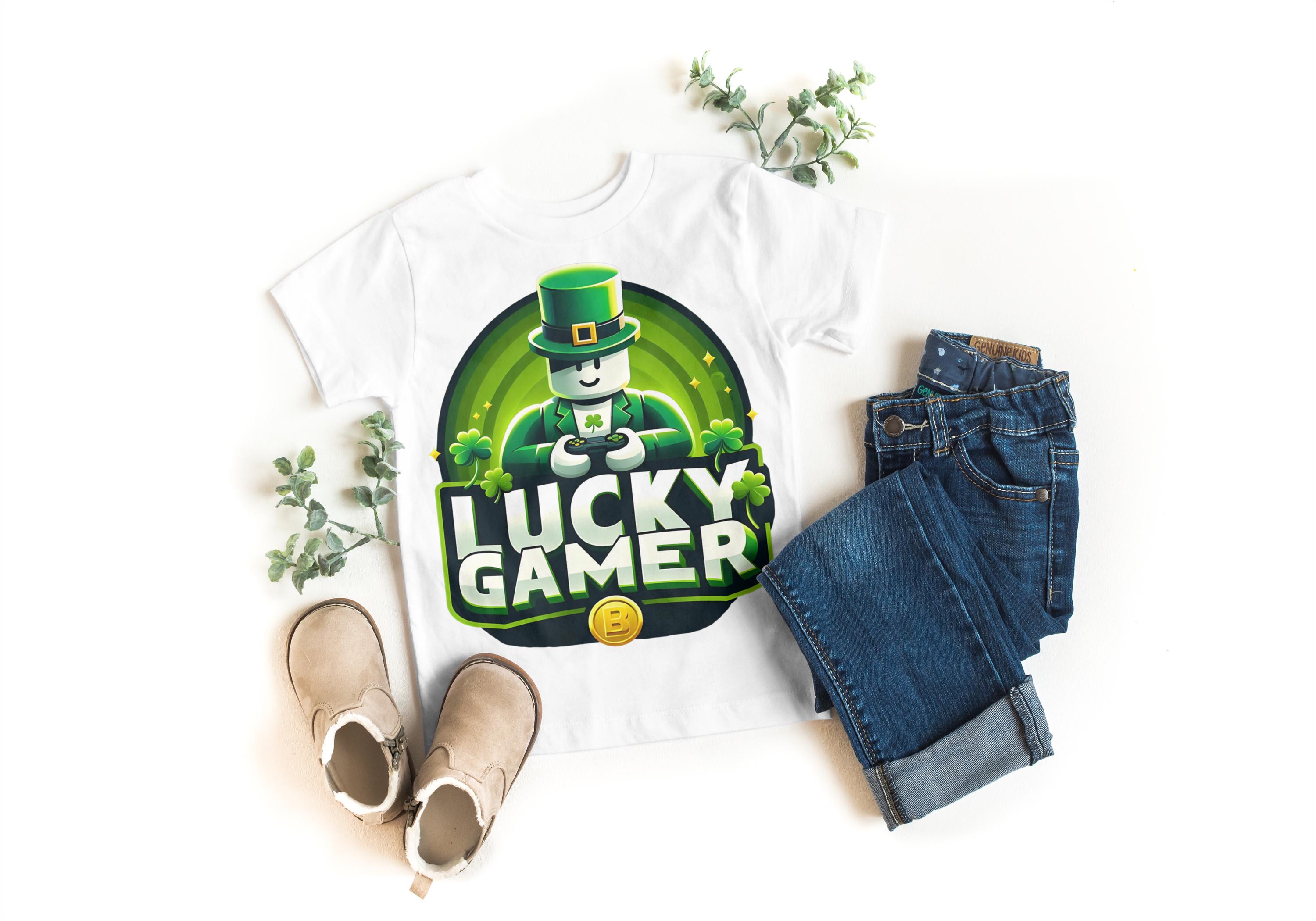 Blocky Game Lucky Gamer Png,blocky Game St. Patrick Day Png,st. Patrick ...