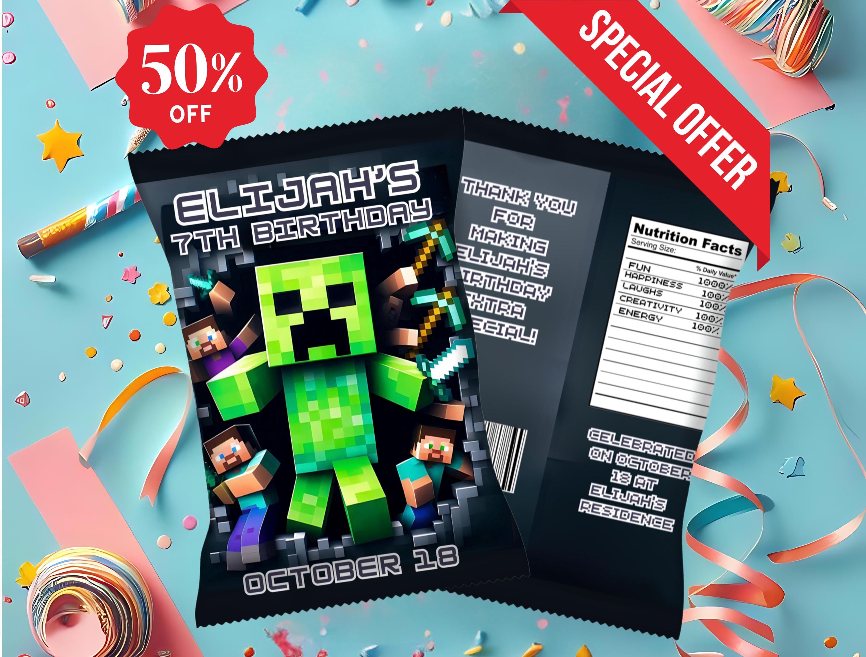 Minecrafter Treat Bag Printable