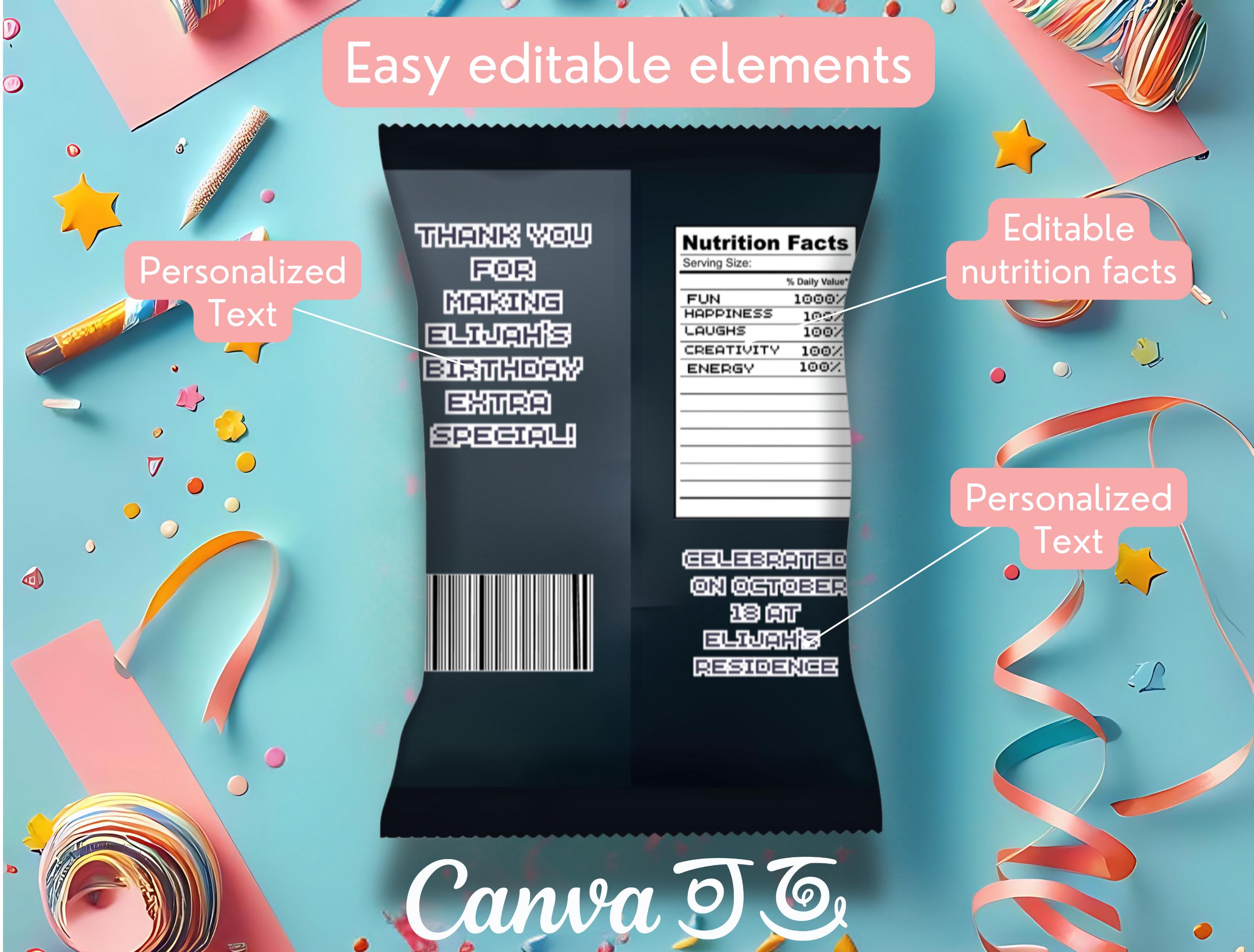 Minecrafter Treat Bag Printable