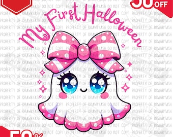 My 1st Halloween PNG: Baby Outfit, Digital Download