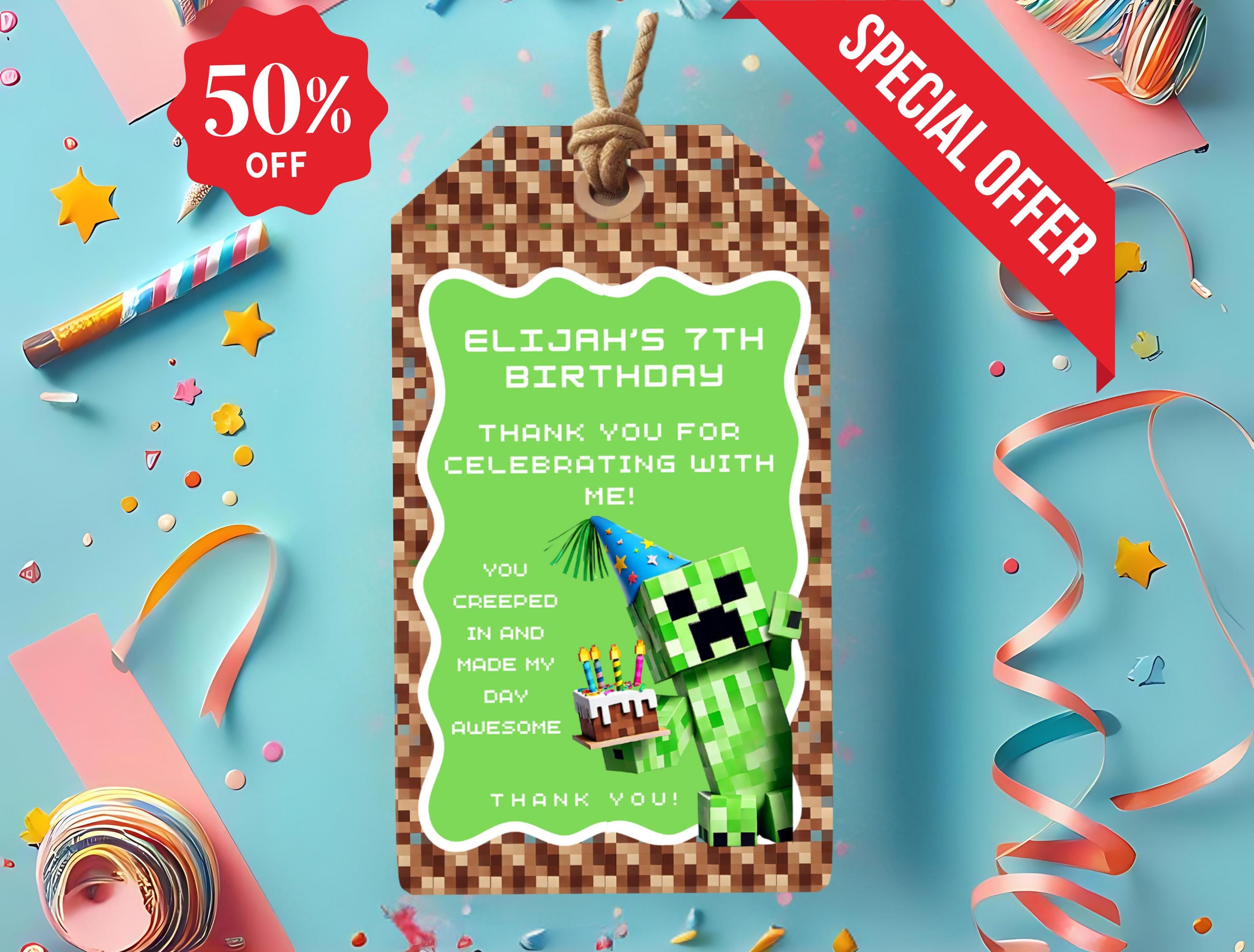 Editable Creeper-Inspired Tag