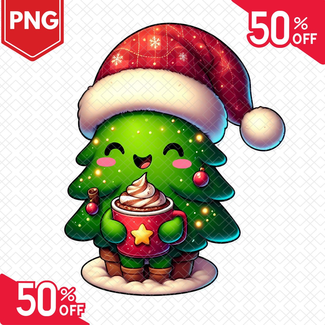 Cute Christmas Tree PNG, Christmas Tree Png Design, Christmas Tree Png ...