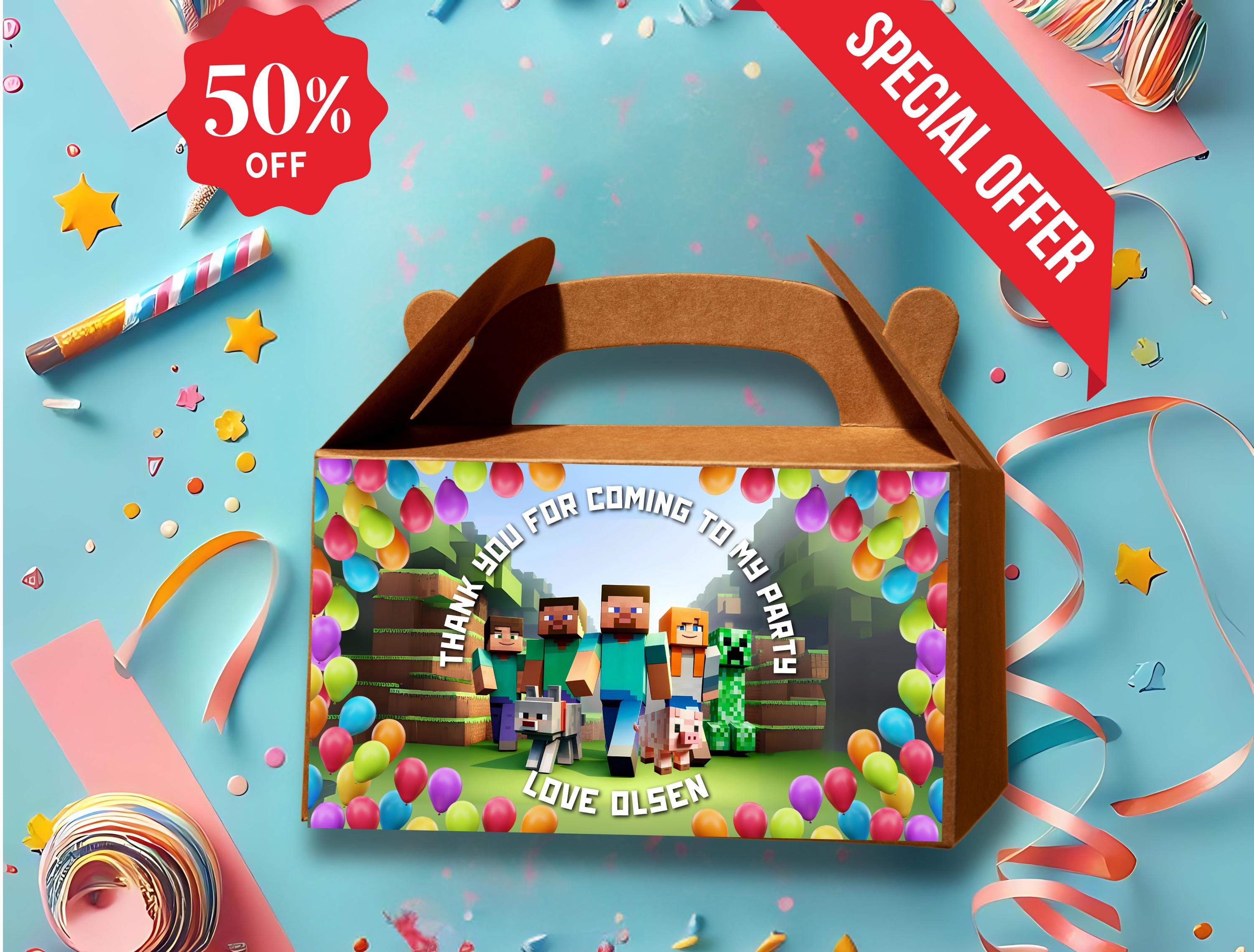 Editable Creeper Box Label