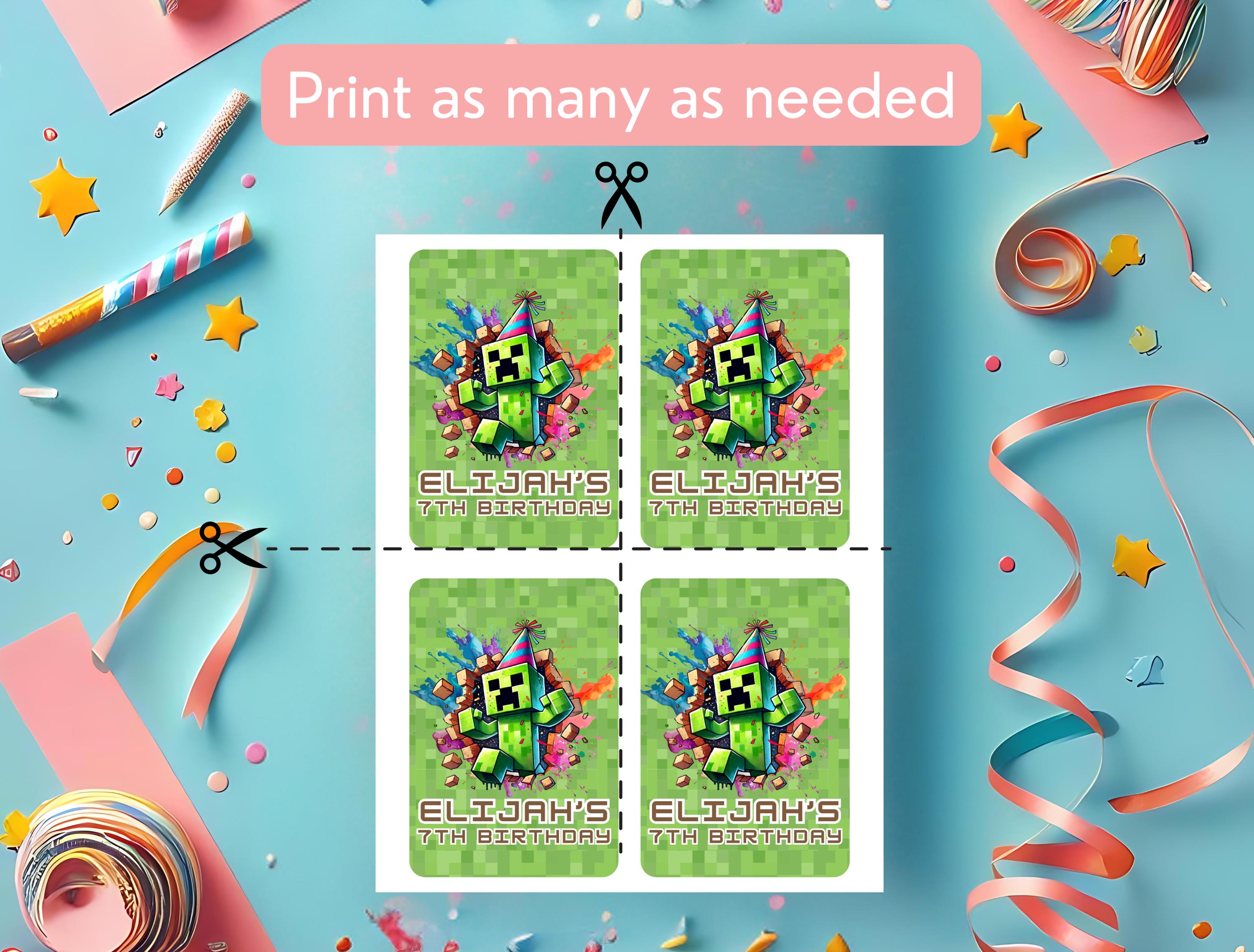 Capri Sun Tag Template