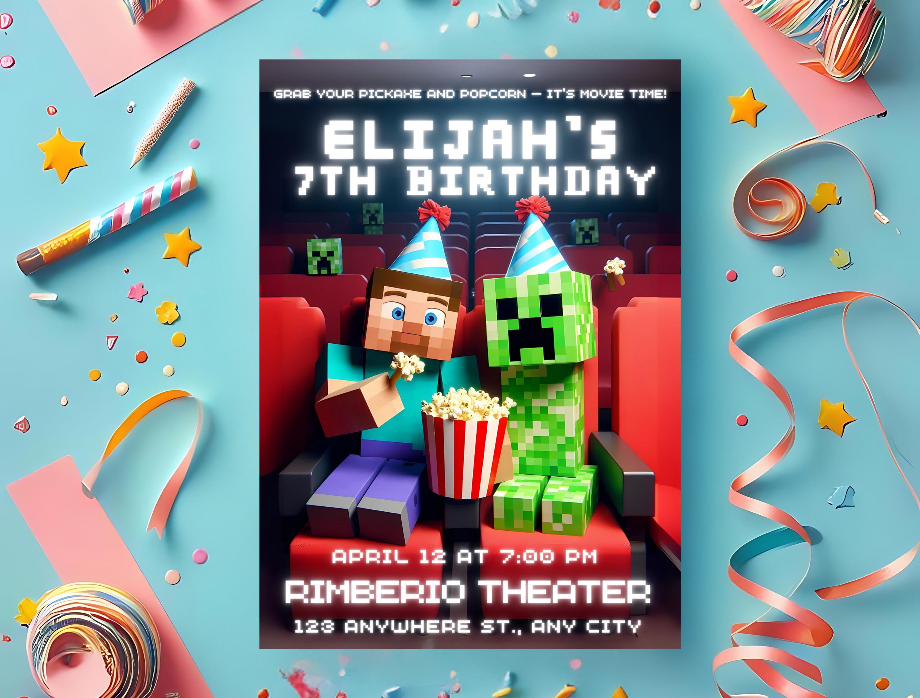 Cinema Movie Party Invite