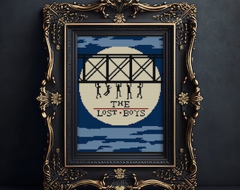 The Lost Boys cross stitch pattern