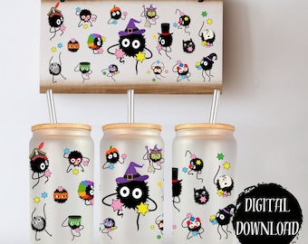 Halloween Soot Sublimation PNG, Cup Design (Digital Download)