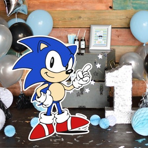 Ballon Sonic Réaliste - Déco anniversaire Gameur 