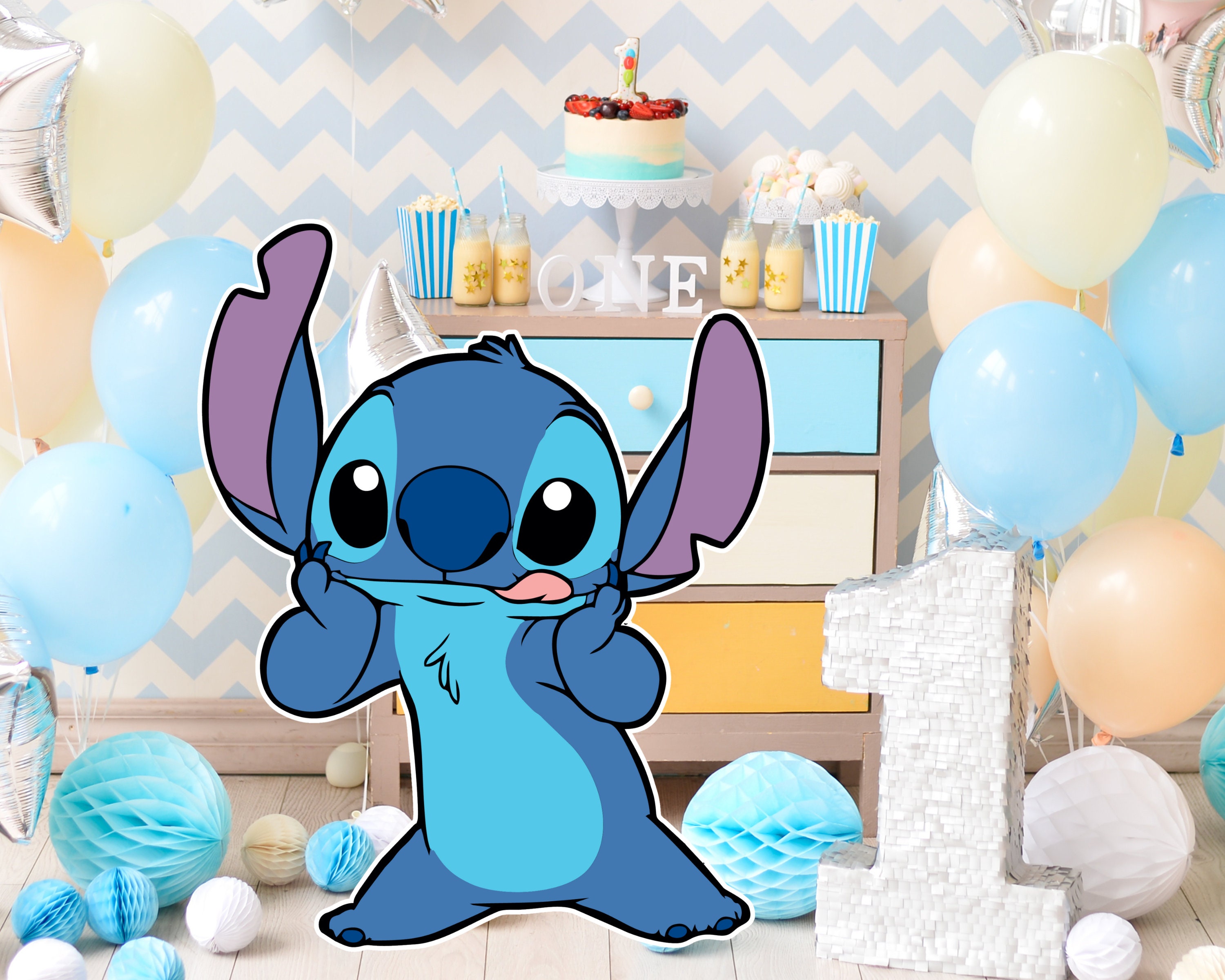 Stitch Favor Box / Stitch Party Decorations / Stitch Birthday Decorations /  Stitch Birthday Party / Lilo & Stitch Birthday Decoration 