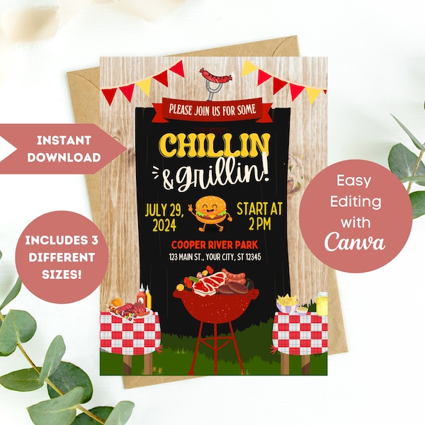 Barbecue Flyer Template Etsy Barbecue Flyer Template Etsy