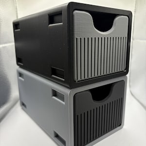 Stackable Storage Containers Choice of Colour - Handy Desk Item