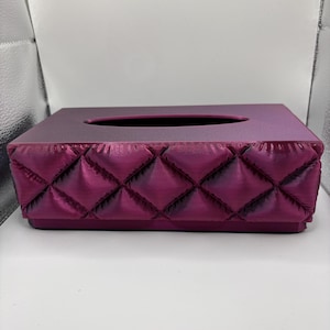 3D Printed Cushion Style Tissue Box Cover - Choice of Colours