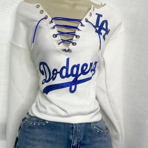 Vintage 90’s Dodgers off shoulder top