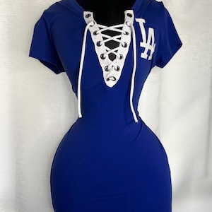 La Dodgers Jersey Dress - Etsy