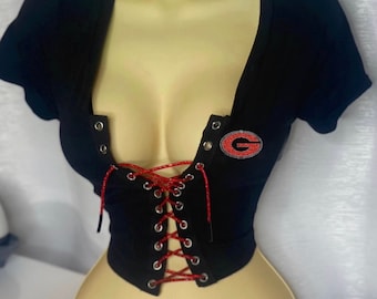 Top corto de los Georgia Bulldogs