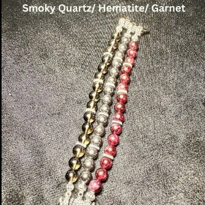 8mm Gemstone Beaded Watch Band for Apple Samsung Watch | Variety Gemstones | Elastic Stone Smart Watch Band | Crystal Accessory 3