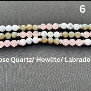 8mm Gemstone Beaded Watch Band for Apple Samsung Watch | Variety Gemstones | Elastic Stone Smart Watch Band | Crystal Accessory 6