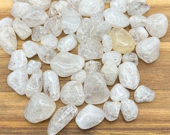 Crackle Quartz Crystal | Crackle Quartz Stone | Tumbled Crackle Quartz | Crackle Quartz Tumbled | Crackle Quartz | Polished Crackle Quartz