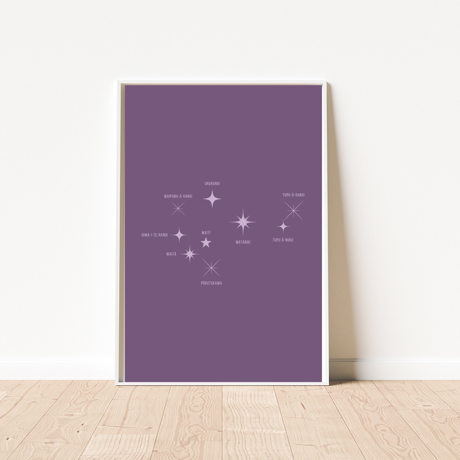 Mauri Stardesign The 9 Stars of Matariki - Matariki Star Cluster - Matariki Pleiades ...