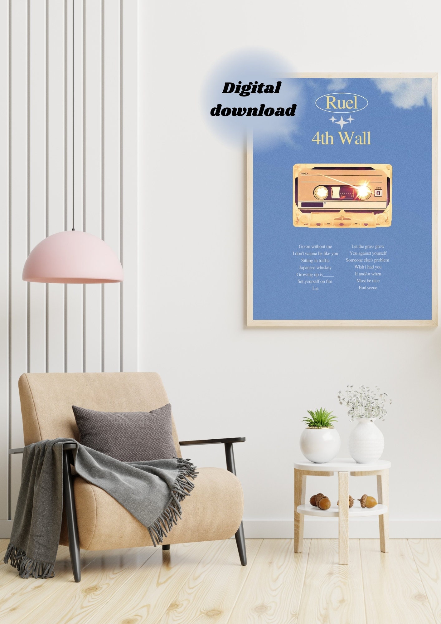 Ruel Wall Art, Ruel 4th Wall, Ruel Album, Music Poster Print