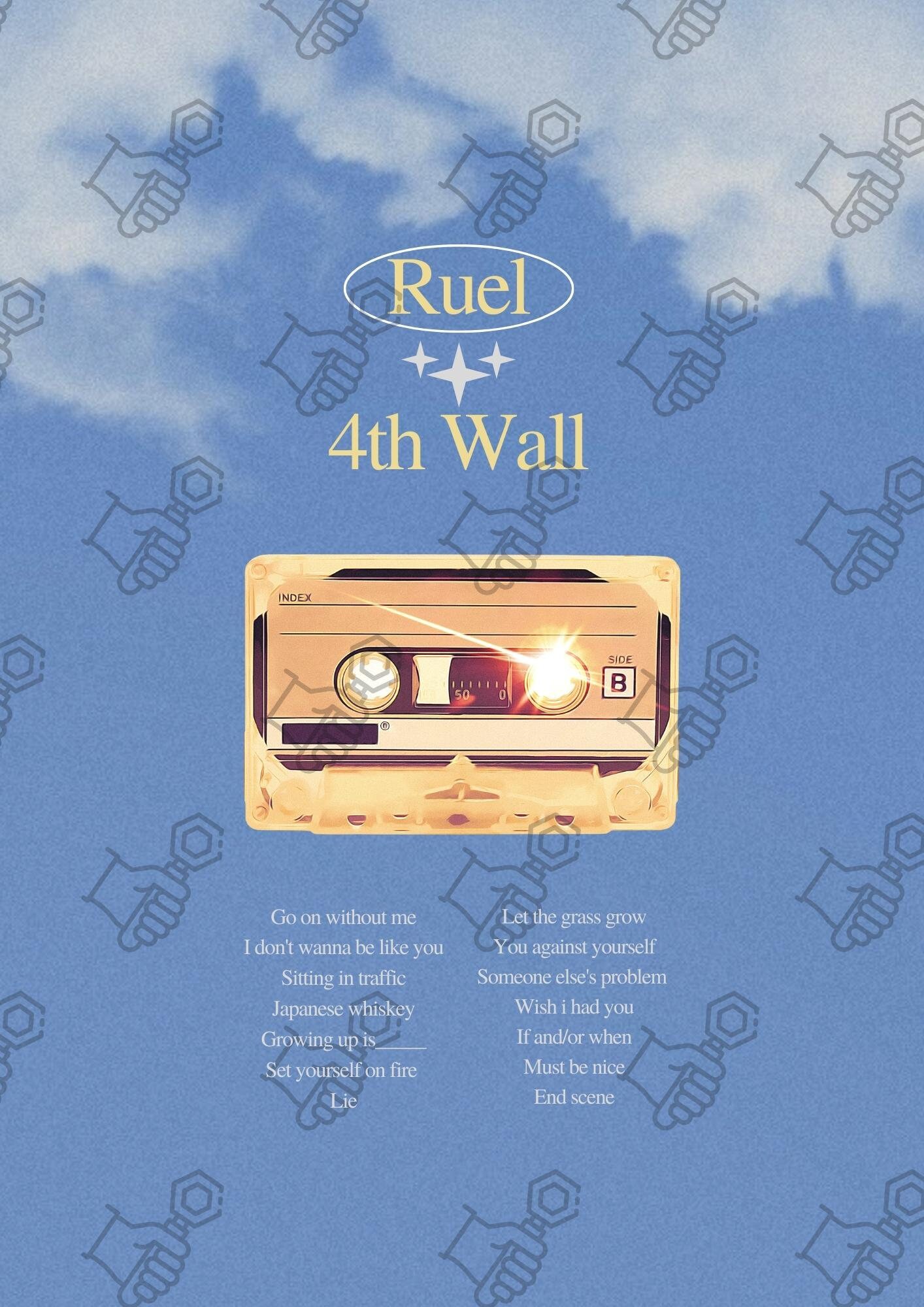 Ruel Wall Art, Ruel 4th Wall, Ruel Album, Music Poster Print