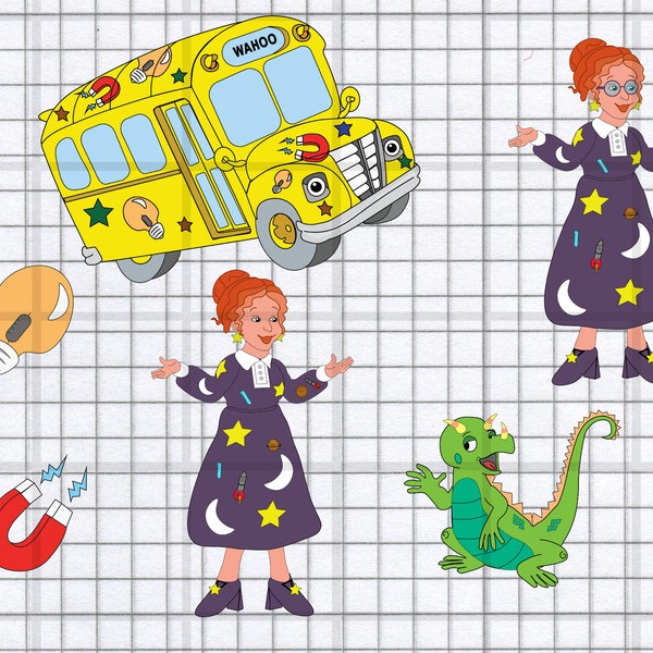 Magic School Bus SVG/PNG Pack