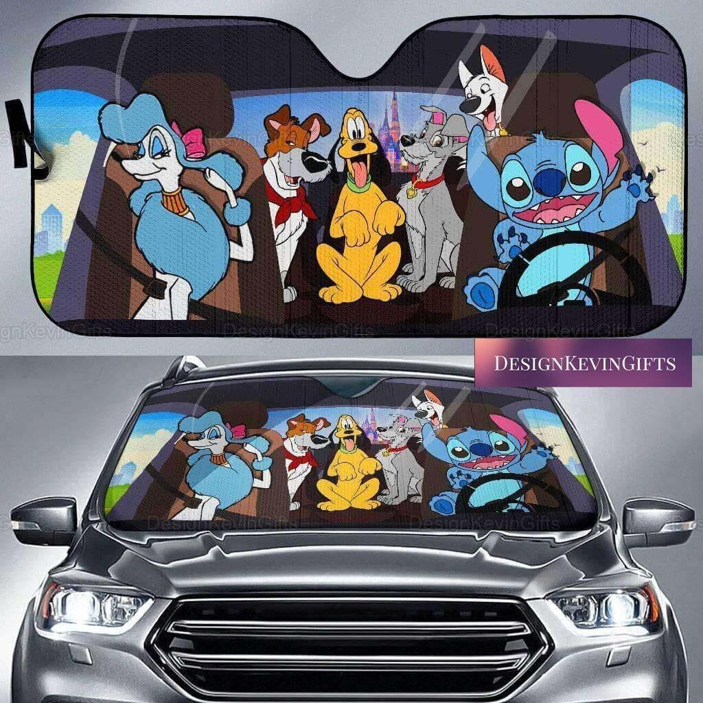 Car sunshade Fawn Pomeranian Car Front Windshield Sun Shades