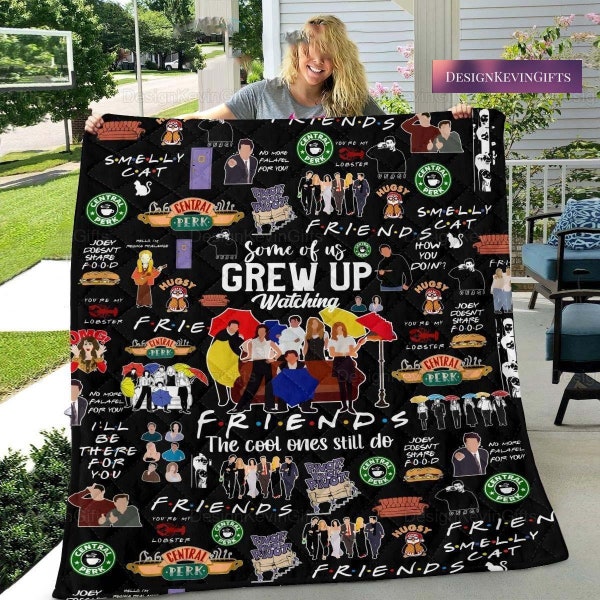 Friends Blanket Tv Show Etsy