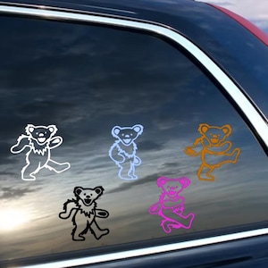 Adesivi in vinile permanenti premium Dancing Bears