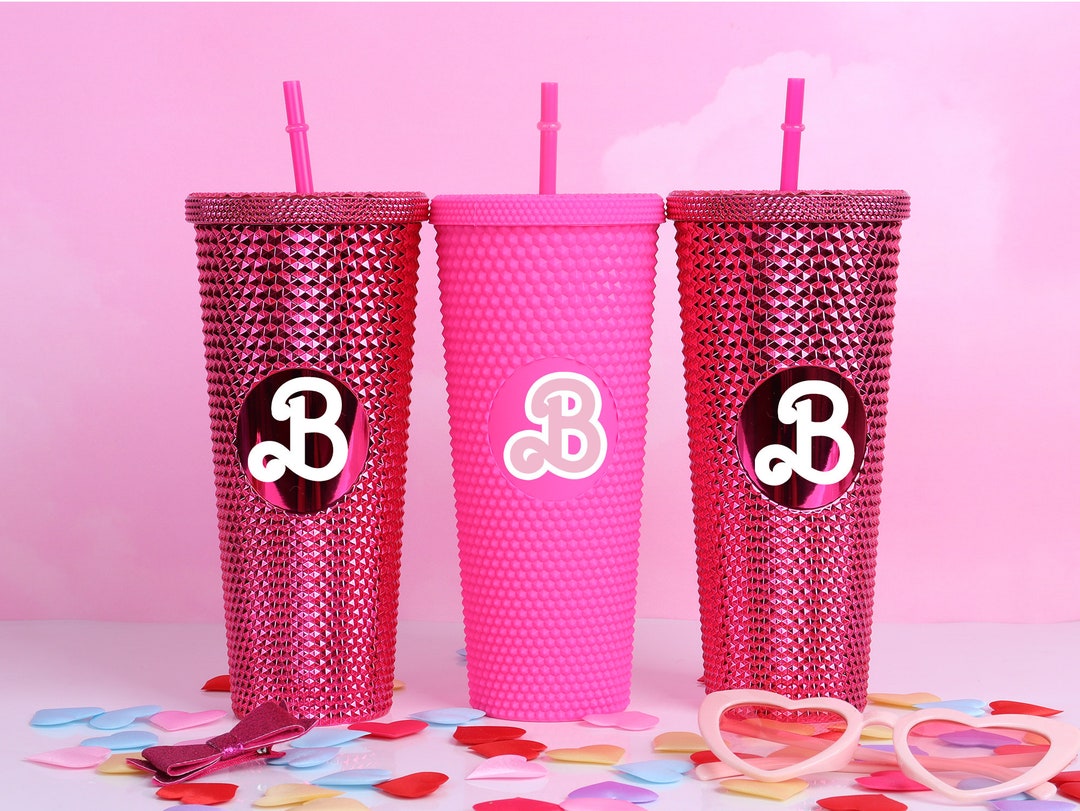 Barbie Cup Starbucks Barbie Tumbler Barbie Drinkware Pink Etsy