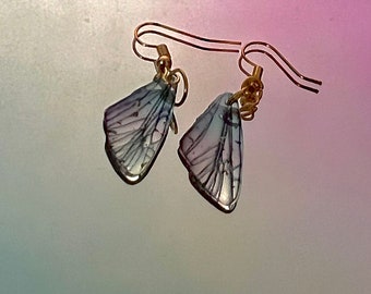 Pendientes hechos a mano de ala de mariposa / Pendientes de ala de hada encantada / Joyería de ala de hada / Pendientes de mariposa / pendientes colgantes / hechos para ella