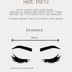 Acrylic Beauty Salon Wall Decoration, Salon Decor, Beauty Studio Wall Art Lash Tech, Lash Beautician Brow Technician, Business Signage image 2