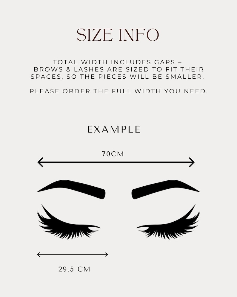 Acrylic Beauty Salon Wall Decoration, Salon Decor, Beauty Studio Wall Art Lash Tech, Lash Beautician Brow Technician, Business Signage image 2