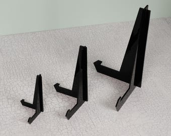 Tabletop Easel Stands, Mini Easel, Display Stand, Sign Stand, Plate Stand, Acrylic Sign Holder, Table Menu Holder Acrylic and Wooden