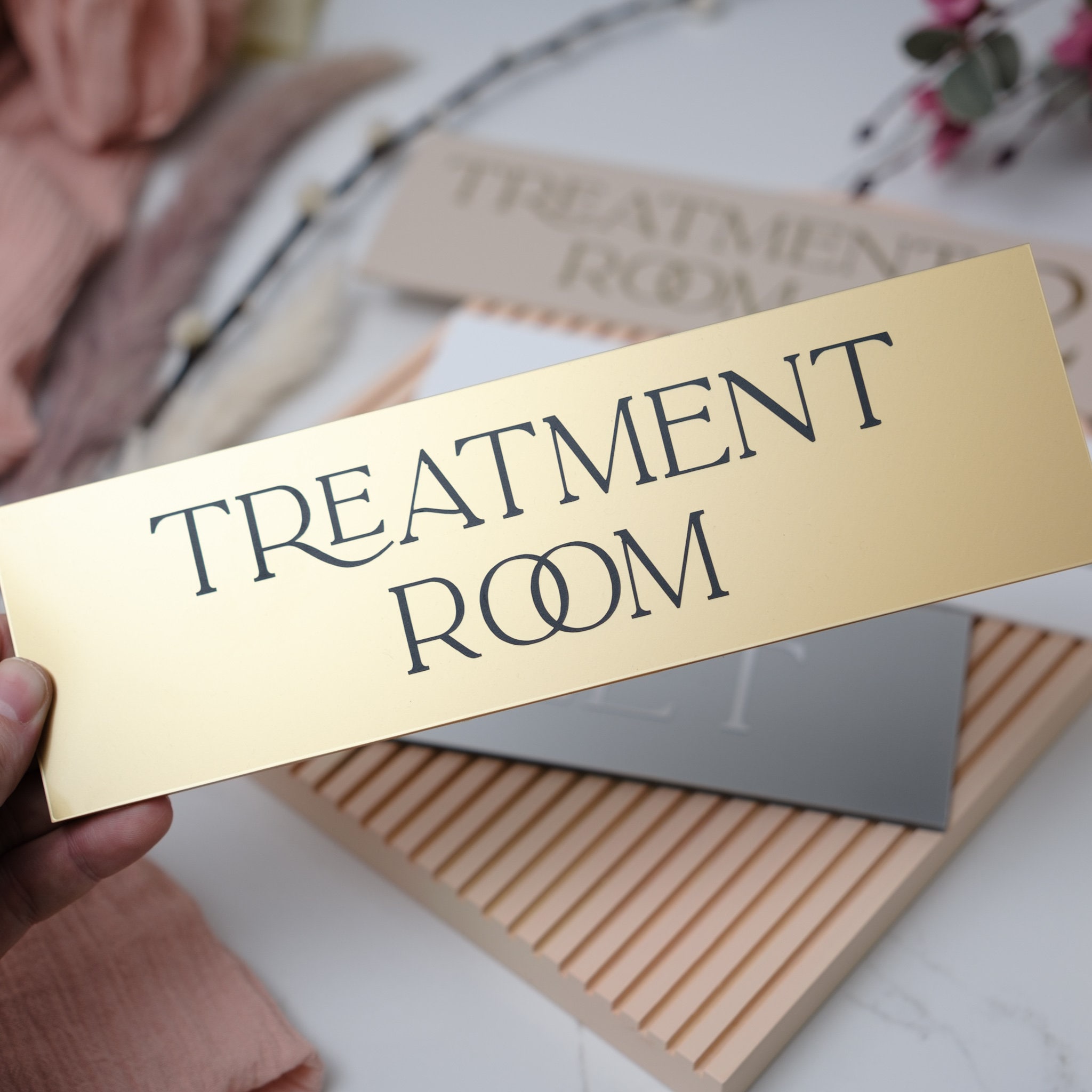 Business Signage, Salon Decor, Door Sign, Business Sign, Tanning Hair Nail Beauty Salon, Clinic, Treatment room, Toilet Sign, Staff Only