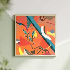Bright Acrylic Painting