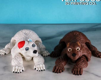 Flexi Bear & Polar Bear STL File: Articulating Fidget Figure (Digital Download)