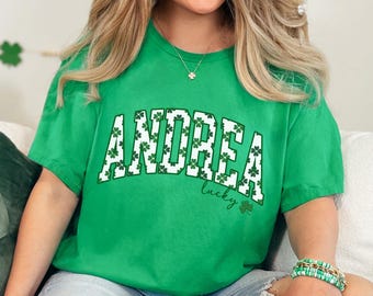 Personalized St Patrick's Day Sweatshirt, Custom Shamrock, Personalized Name St Patrick's Day Shirt, Irish Drinking Shirt, Parade Shirt,