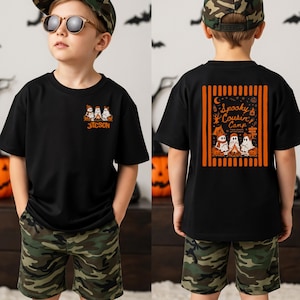 Custom Spoky Camp Shirts, Matching Cousin Crew T-Shirts, Personalized Family Camping Tee, Grandma Camp Vacation Shirt Kids Adults, Aunt Camp