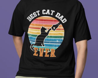 Best Cat Dad Ever Shirt, Cat Dad Tshirt, Comfort Colors Shirt, Cat Dad Gift Tshirt, Father's Day, Cat Dad Gift Tee, Cat Owner Men Gift Tee