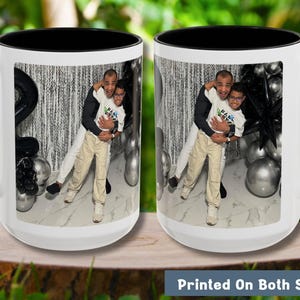 Personalized Photo Coffee Mug, Gift for Brother, Birthday Gift, Custom Mug Gift for Mom, Anniversary Gift for Her/Him, Mug with Picture